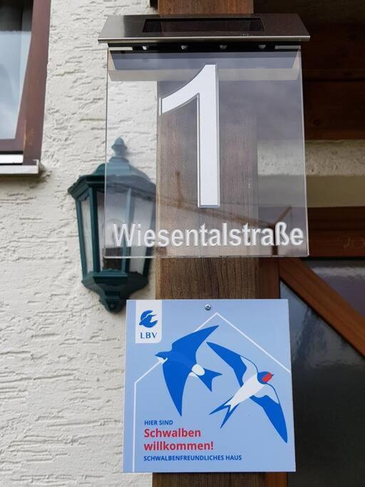Ferienwohnung Wiesental 89331 Burgau, Wiesentalstrasse 1 Экстерьер фото